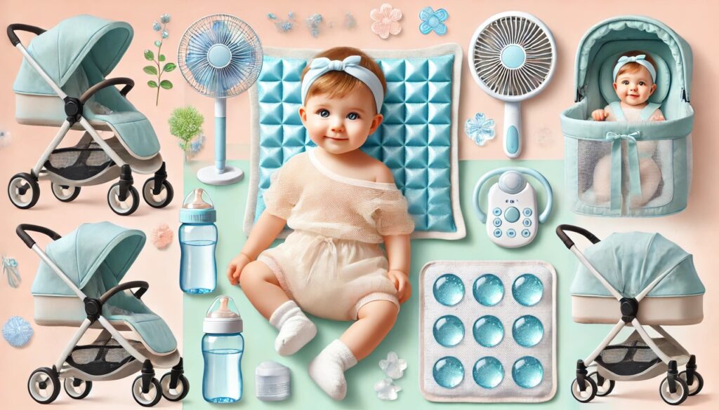 赤ちゃんも安心の暑さ対策！おうちで使える涼感グッズ