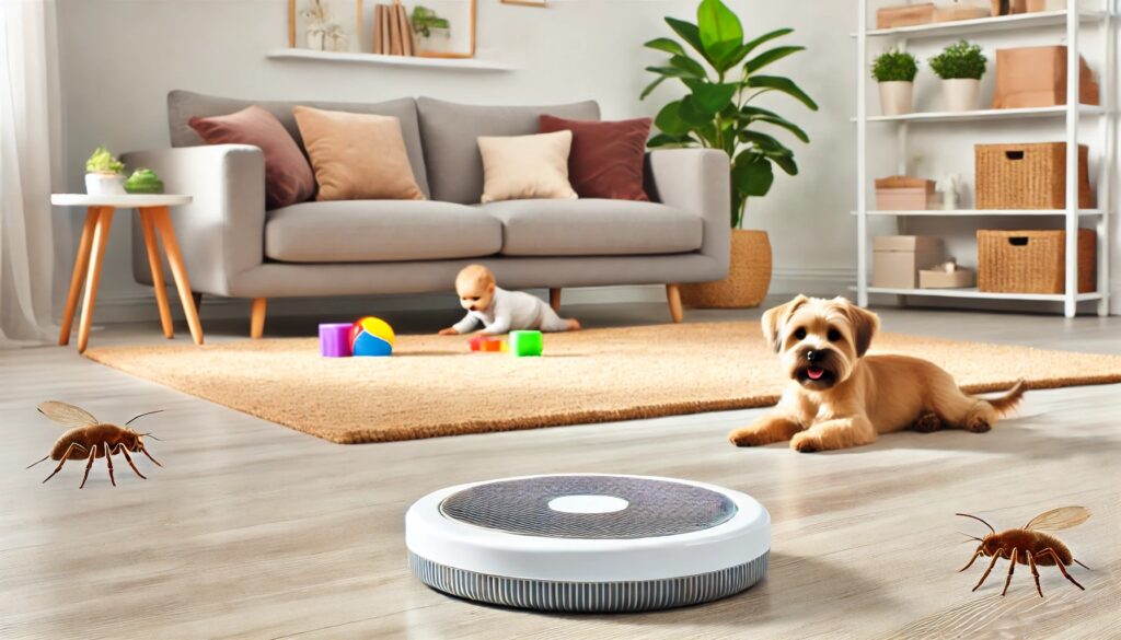 ダニ捕りロボ 口コミ 評判！子供やペットに優しい天然成分ダニ対策