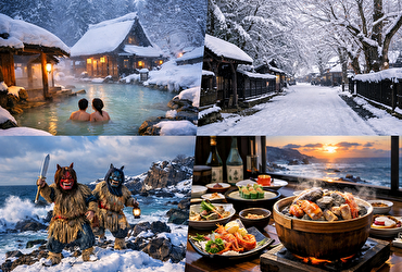 【冬の秋田2泊3日モデルコース】雪見温泉と秘湯を満喫｜おすすめホテル・旅館5選