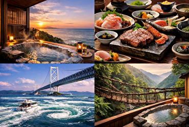 徳島で選ぶ“全室露天風呂付き客室”の極上宿｜温泉と美食で何もしない贅沢旅