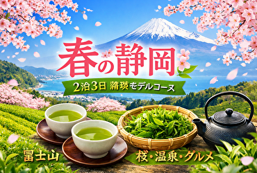 【最新】静岡2泊3日王道モデルコース｜富士山・桜・新茶をめぐる絶景とグルメの旅