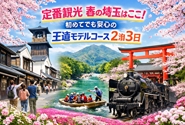 春の埼玉観光で失敗したくない人へ｜定番だけを詰め込んだ2泊3日“完成版”モデルコース