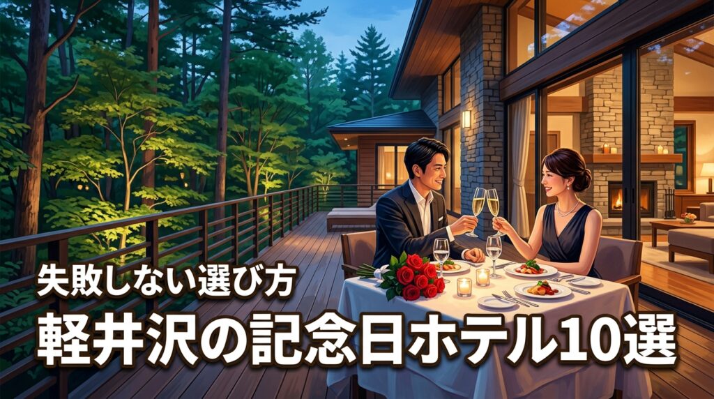 軽井沢のホテルでカップルの記念日を祝う！おすすめ10選と失敗しない選び方