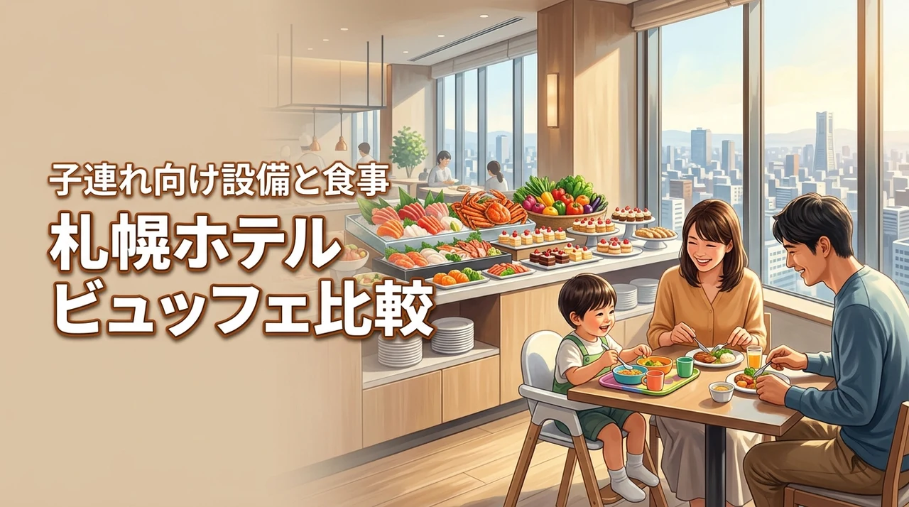 札幌で子連れランチに迷ったら？ホテルビュッフェの設備やメニューを詳しく比較