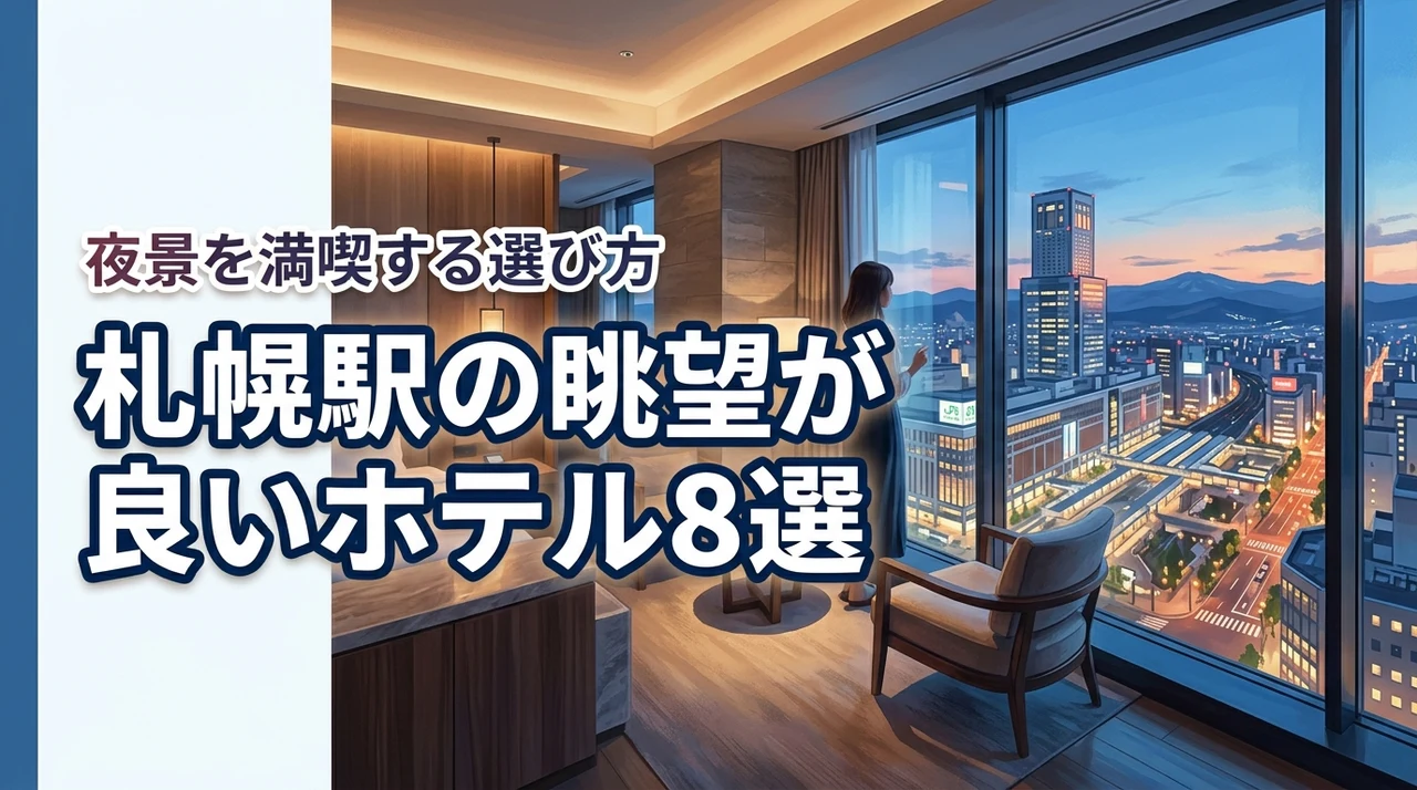 札幌駅周辺で眺望が良いホテル8選！夜景を満喫できるおすすめの選び方を解説