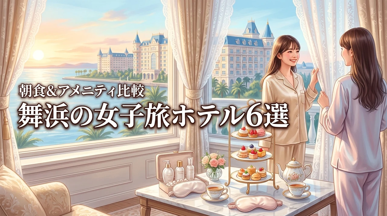舞浜のオフィシャルホテルで女子旅するならここ！アメニティや朝食が魅力の6宿を比較
