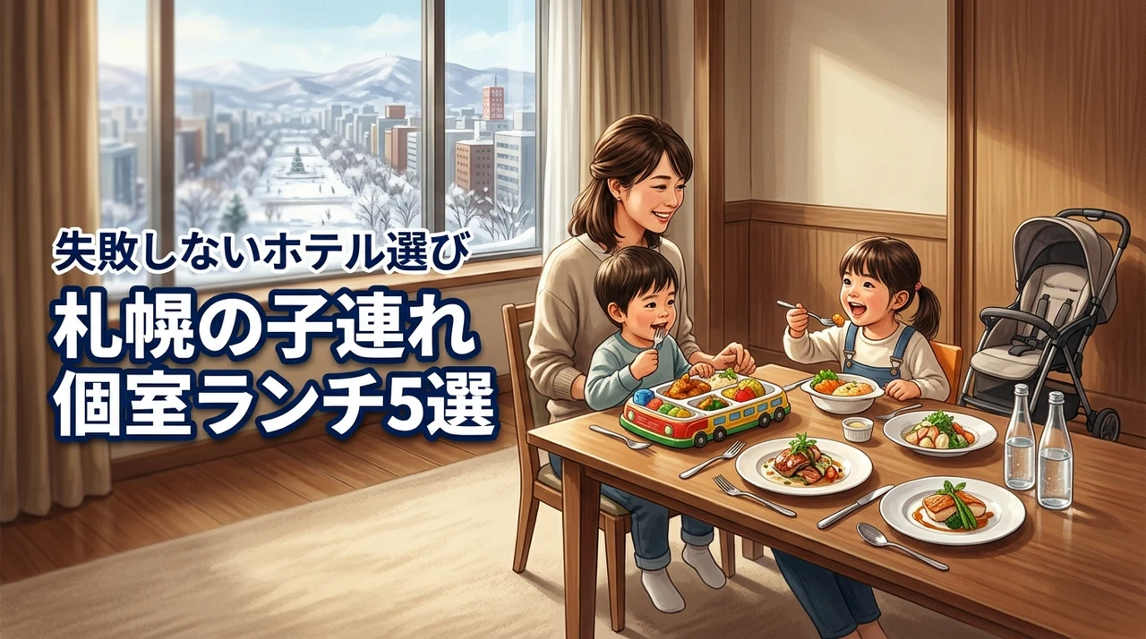 札幌のホテルでランチを個室かつ子連れで楽しめる厳選5選！失敗しない選び方も