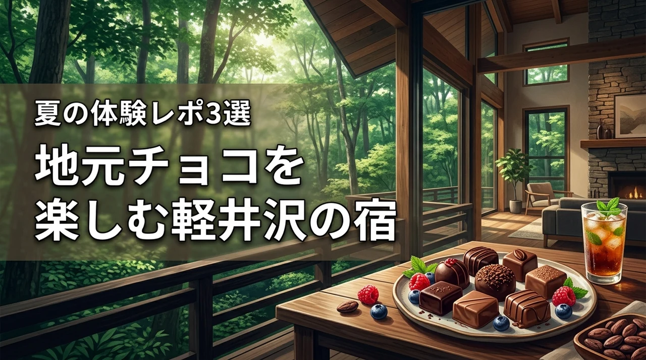 地元ローカルチョコレートを楽しめる宿・夏の軽井沢に行ってみた体験談3選