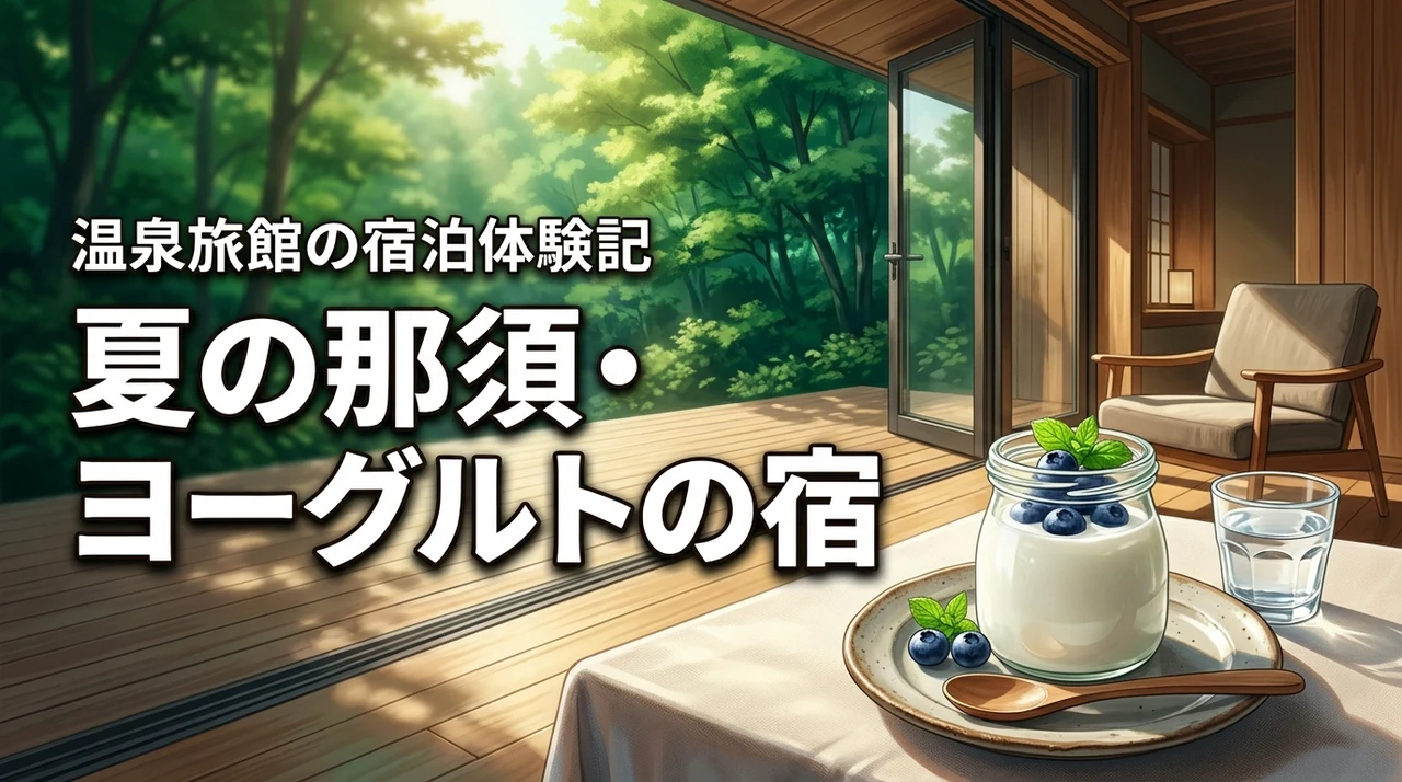 地元クラフトヨーグルトを味わえる旅館ホテル・夏の那須温泉に行ってみた体験談