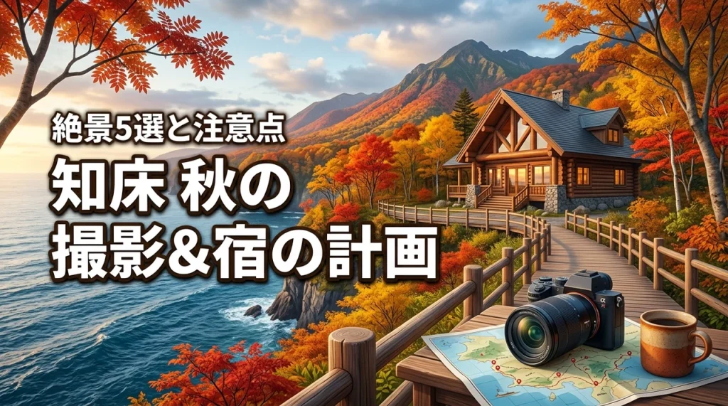 知床の秋は撮影ポイントと宿の計画が9割！絶景5選と注意点