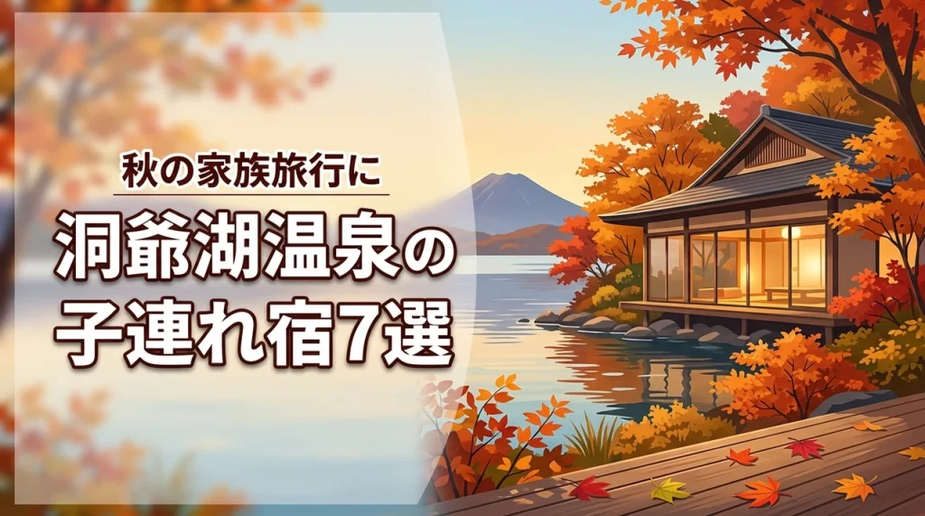 洞爺湖温泉のファミリー向け宿おすすめ7選！秋に子連れで計画している人必見