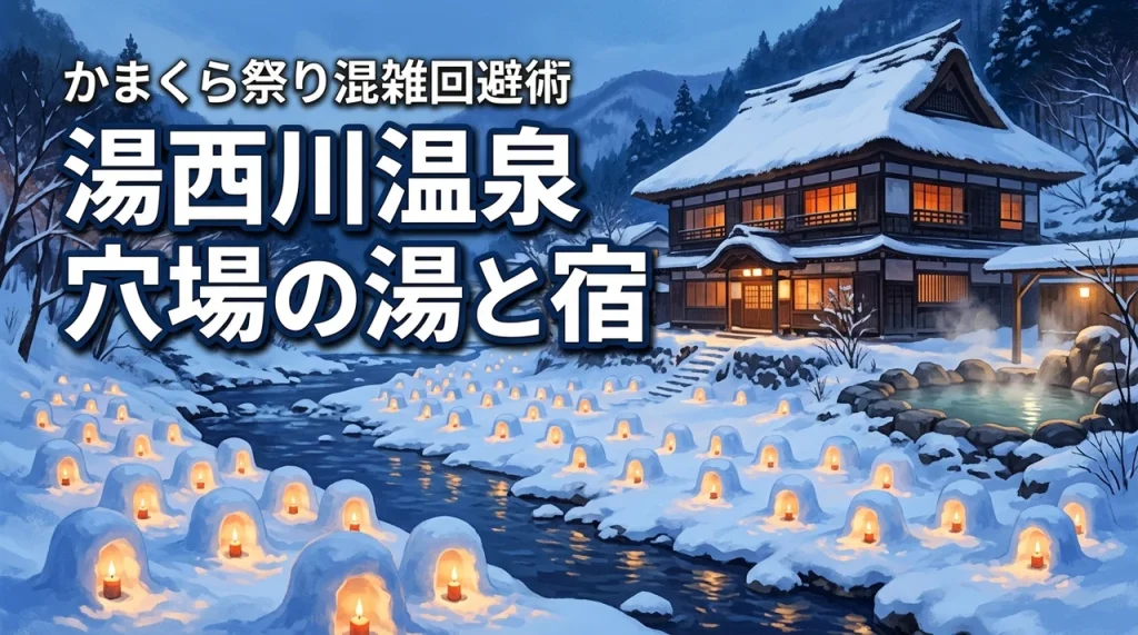 湯西川温泉の平家穴場の湯と宿は？かまくら祭り体験記で混雑回避のコツも