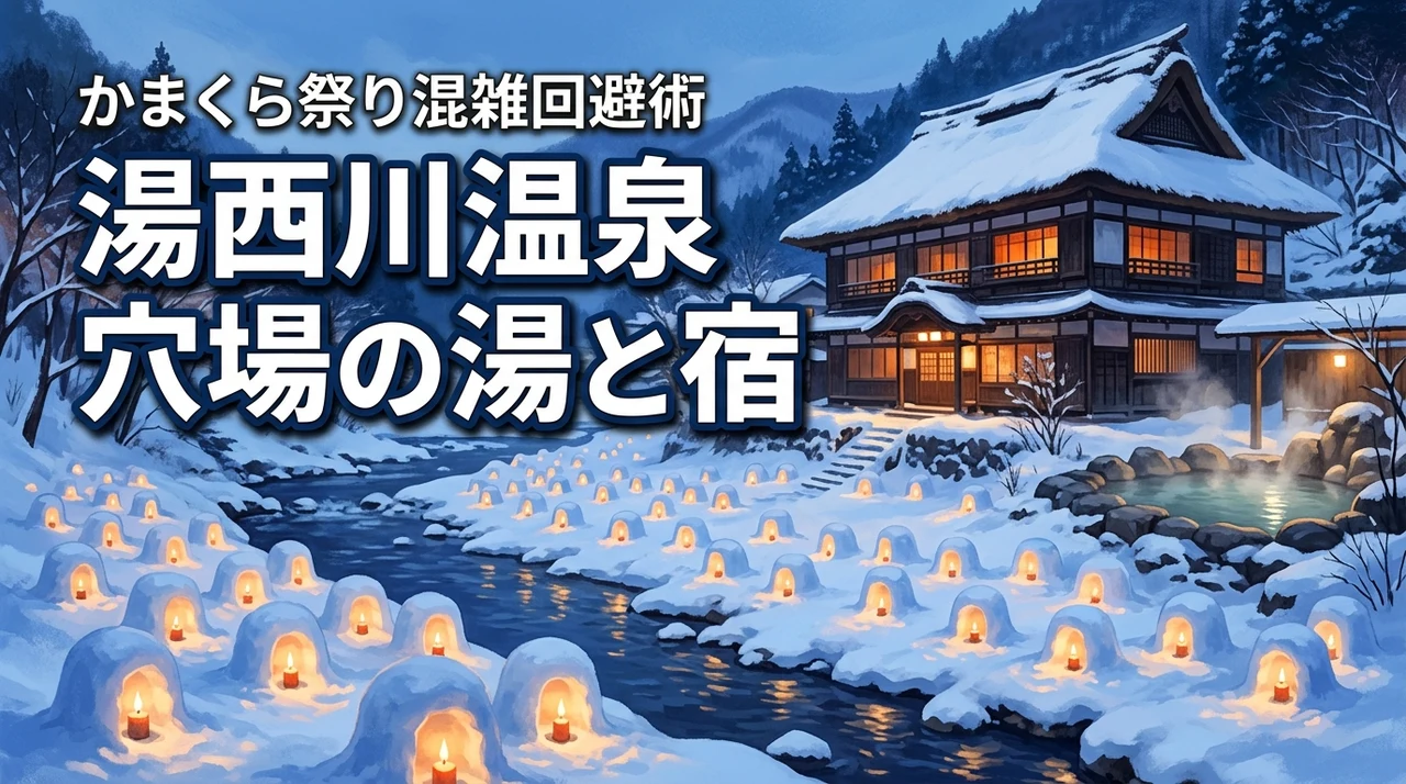 湯西川温泉の平家穴場の湯と宿は？かまくら祭り体験記で混雑回避のコツも